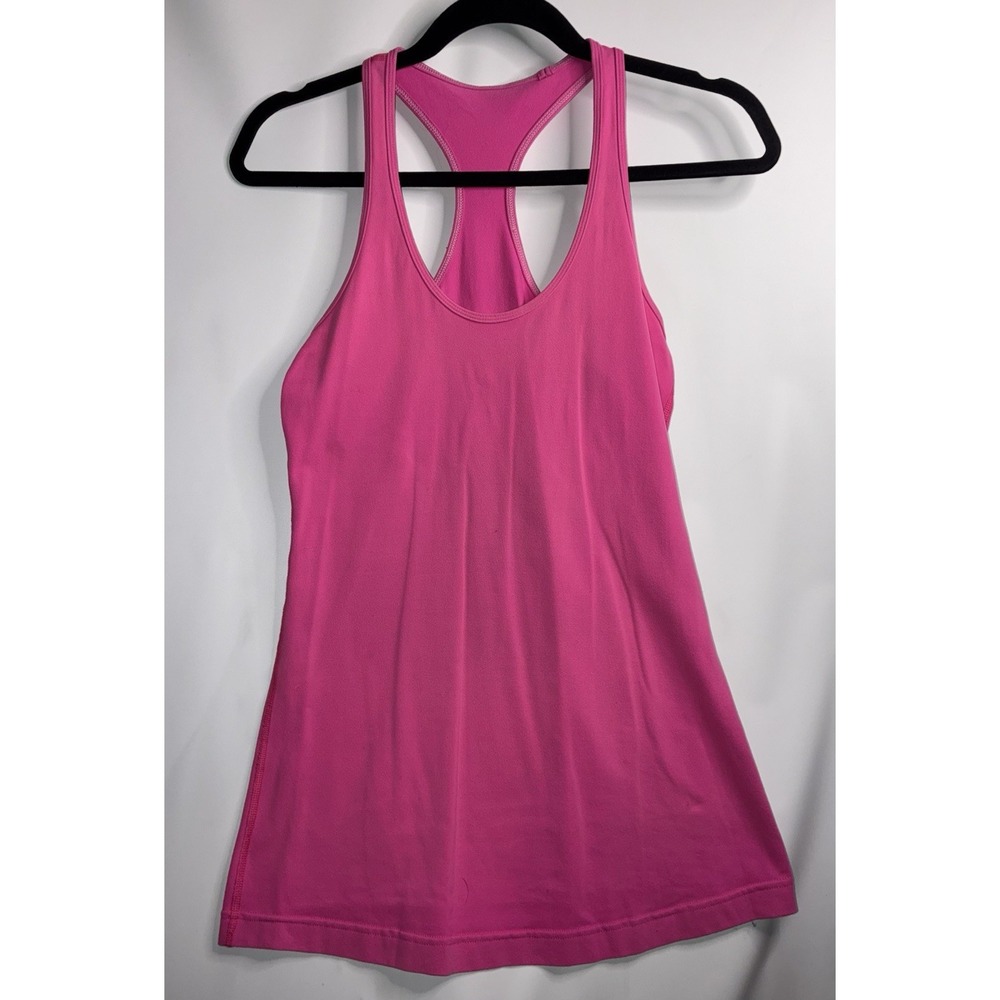 Lululemon Tank Top Women's Fits Small Pink Racerback Athletic Yoga Workout Gym